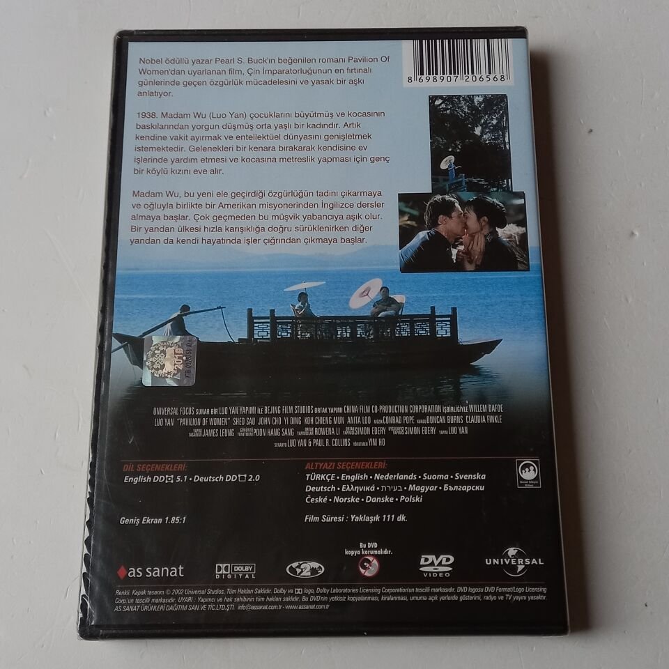 TUTKULU KADINLAR / PAVILION OF WOMEN - WILLEM DAFOE, LUO YAN - DVD AMBALAJINDA SIFIR