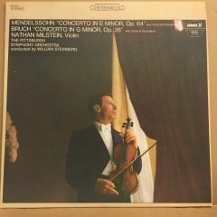 MENDELSSOHN / BRUCH VIOLIN CONCERTO, NATHAN MILSTEIN (1954) REISSUE 2.EL PLAK