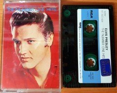 ELVIS PRESLEY - COMMEMORATIVE ISSUE THE NUMBER ONE HITS (1987) CASSETTE MADE IN TURKEY ''USED''