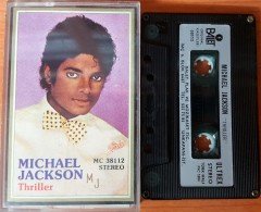 MICHAEL JACKSON - THRILLER (1984) BALET CASSETTE MADE IN TURKEY ''USED'' PAPER LABEL