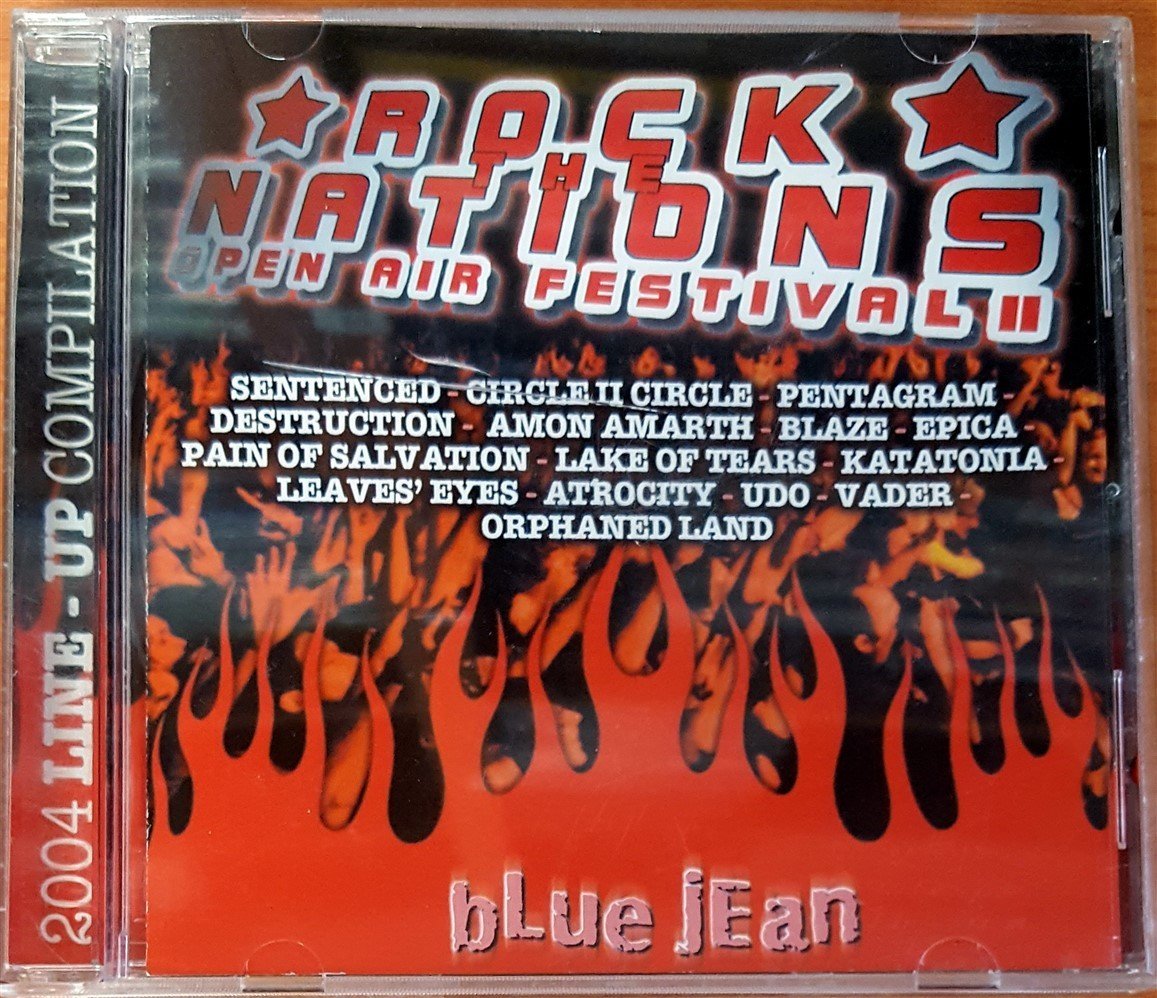 ROCK THE NATIONS - OPEN AIR FESTIVALS II / BLUE JEAN SENTENCED VADER ORPHANED LAND DESTRUCTION PROMO CD 2.EL
