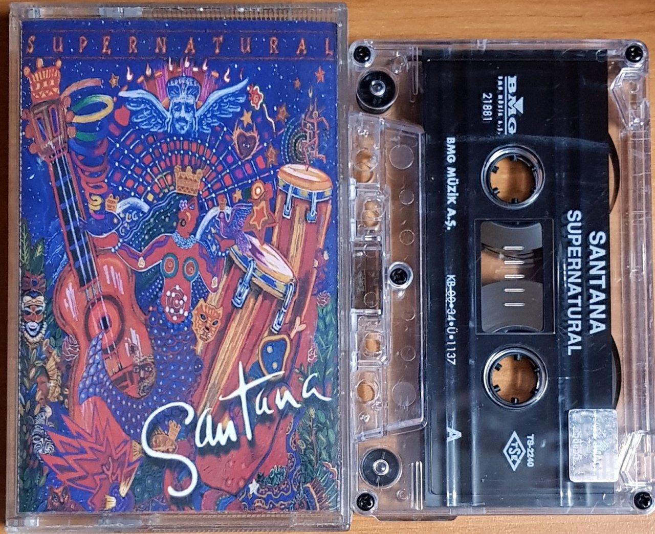 SANTANA - SUPERNATURAL (2000) BMG KASET 2.EL