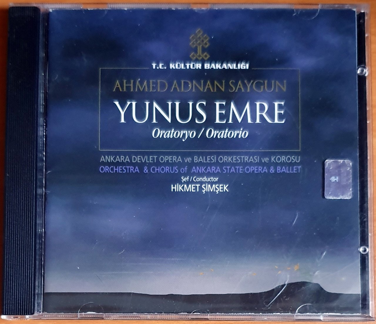 AHMED ADNAN SAYGUN - YUNUS EMRE ORATORYO OP. 26 / ANKARA DEVLET OPERA VE BALESİ ORKESTRASI VE KOROSU, HİKMET ŞİMŞEK (2001) - CD T.C. KÜLTÜR BAKANLIĞI 2.EL