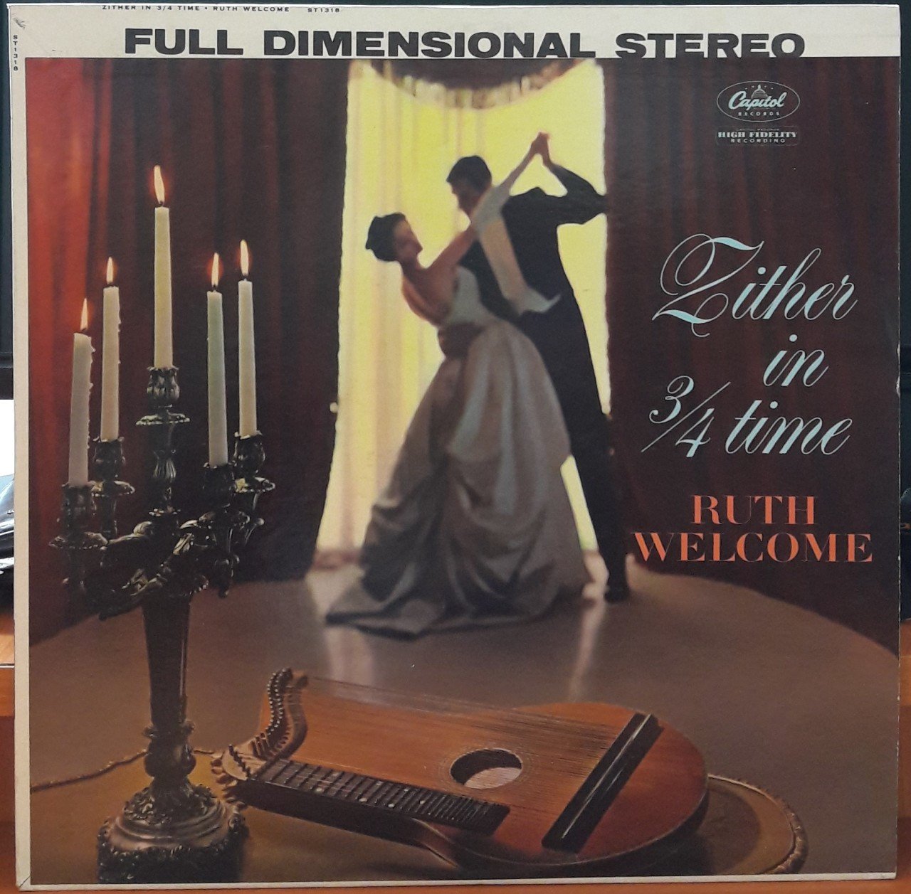 ZITHER IN 3/4 TIME - RUTH WELCOME - PLAK 2.EL