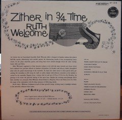 ZITHER IN 3/4 TIME - RUTH WELCOME - PLAK 2.EL