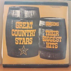 GREAT COUNTRY STARS SINGING THEIR BIGGEST HITS - PATSY CLINE, BUCK OWENS, ROY CLARK... - LP 4PLAK 2.EL