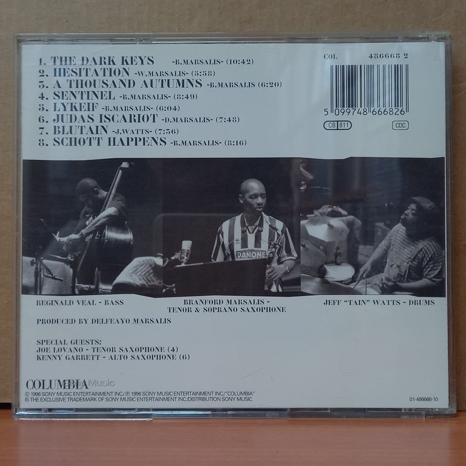 BRANFORD MARSALIS TRIO - THE DARK KEYS (1996) - CD 2.EL