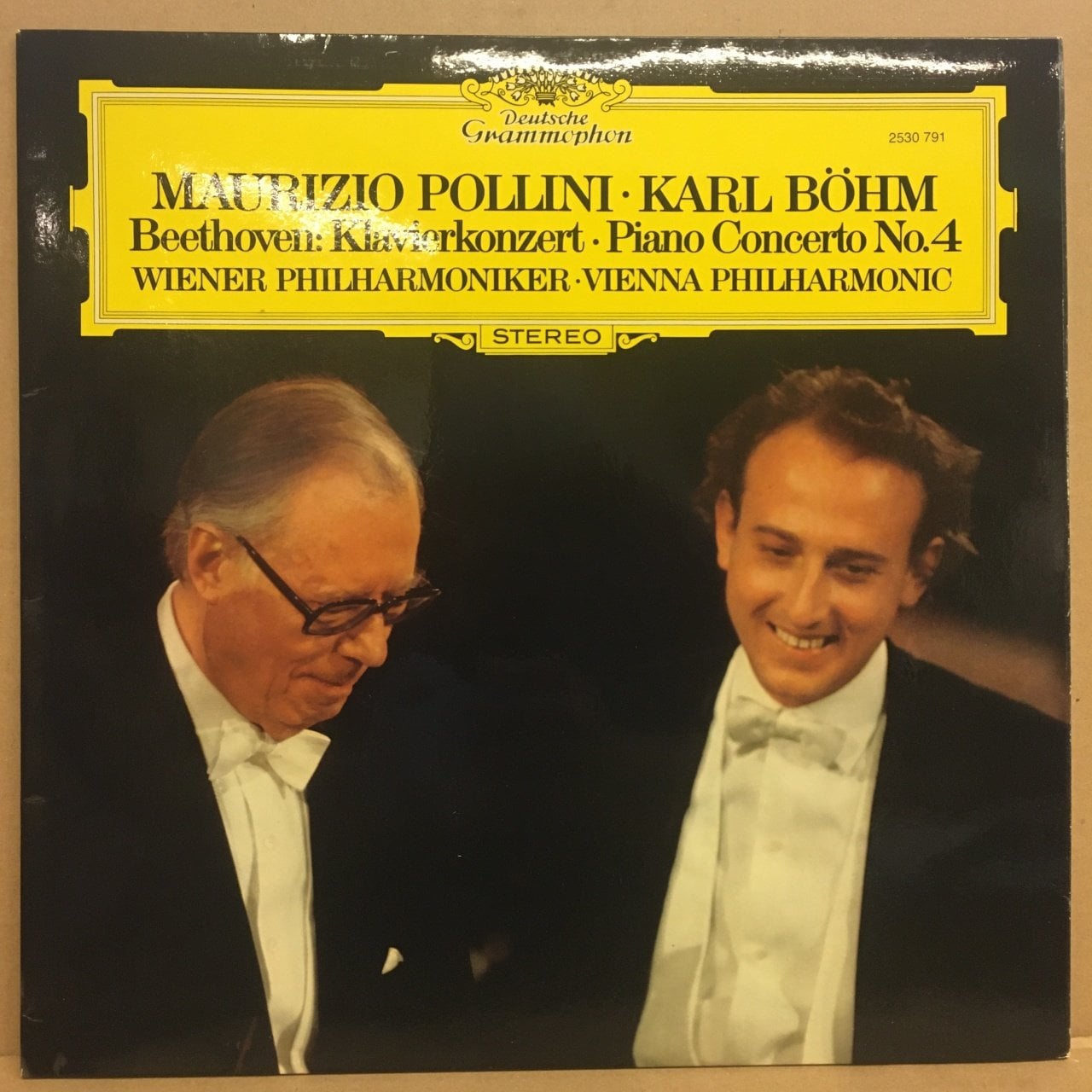 BEETHOVEN PIANO CONCERTO NO.4 MAURIZIO POLLINI KARL BÖHM 197 2.EL PLAK