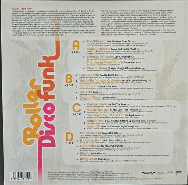 ROLLER DISCO FUNK - VARIOUS ARTISTS - THE WHISPERS, TOMMY STEWART, CARRIE LUCAS... (2025) - 2LP VINYL COMPILATION SIFIR PLAK