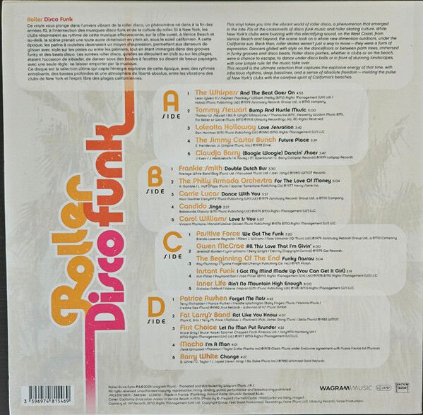 ROLLER DISCO FUNK - VARIOUS ARTISTS - THE WHISPERS, TOMMY STEWART, CARRIE LUCAS... (2025) - 2LP VINYL COMPILATION SIFIR PLAK