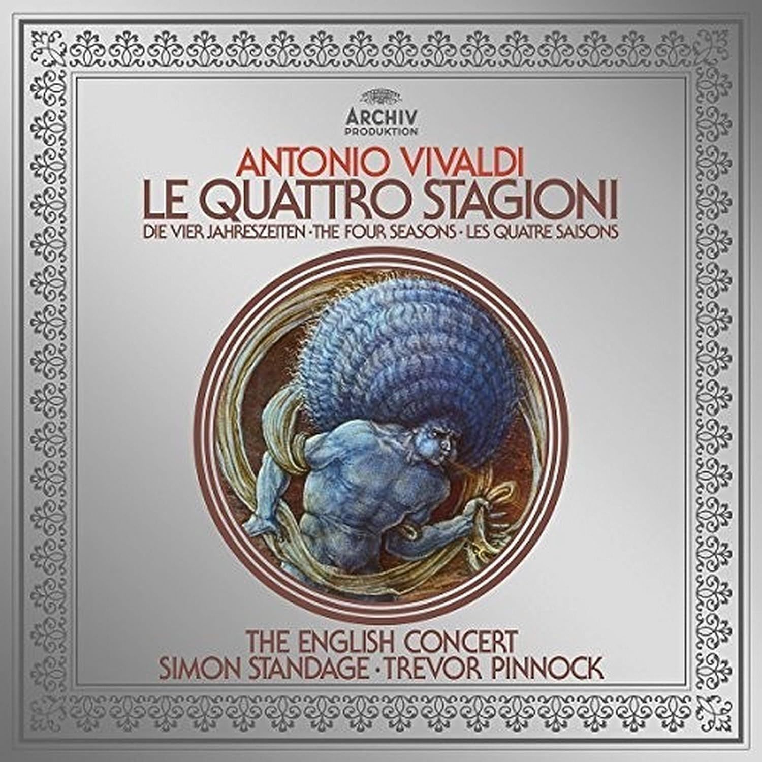 VIVALDI - LE QUATTRO STAGIONI /THE FOUR SEASON  (KAPAK HAFİF HASARLI) SIMON STANDAGE / TREVOR PINNOCK (1982) - LP 180GR 2018 EDITION SIFIR PLAK