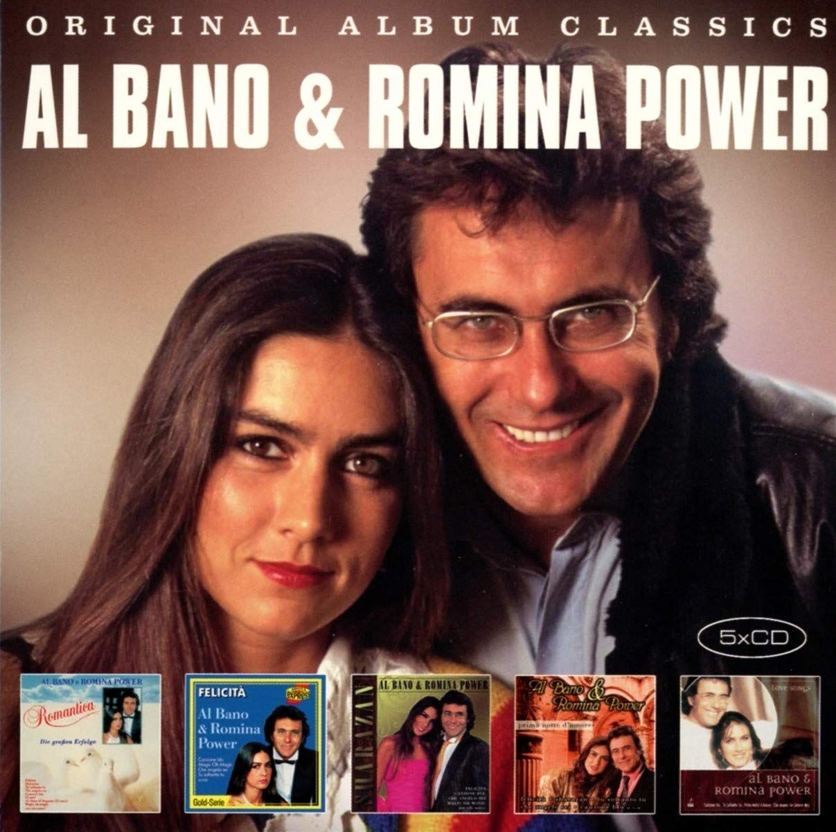AL BANO & ROMINA POWER - ORIGINAL ALBUM CLASSICS (2019) - 5xCD CARDSLEEVE BOX SET / AMBALAJINDA SIFIR