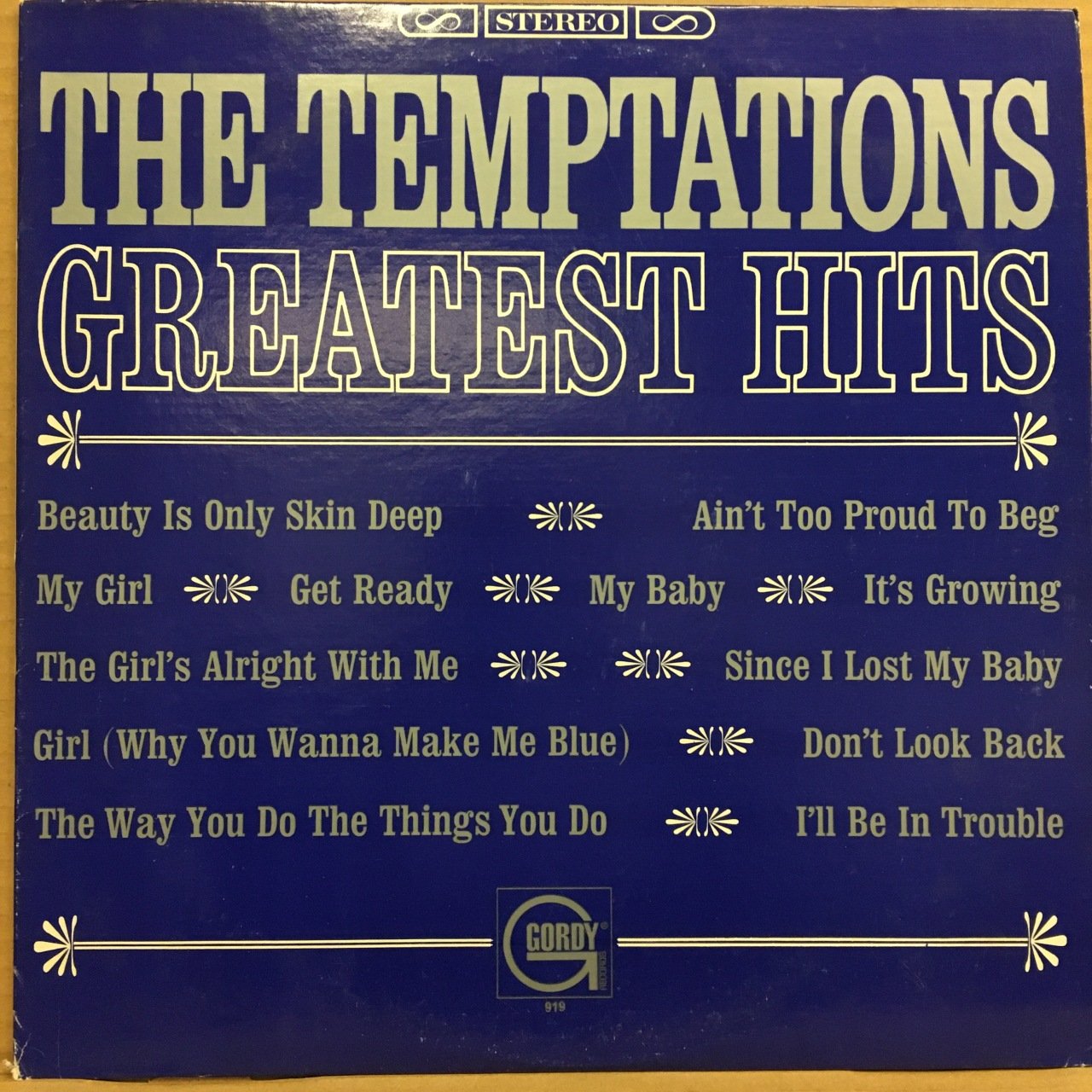 TEMPTATIONS - GREATEST HITS (1966) - LP 2.EL PLAK