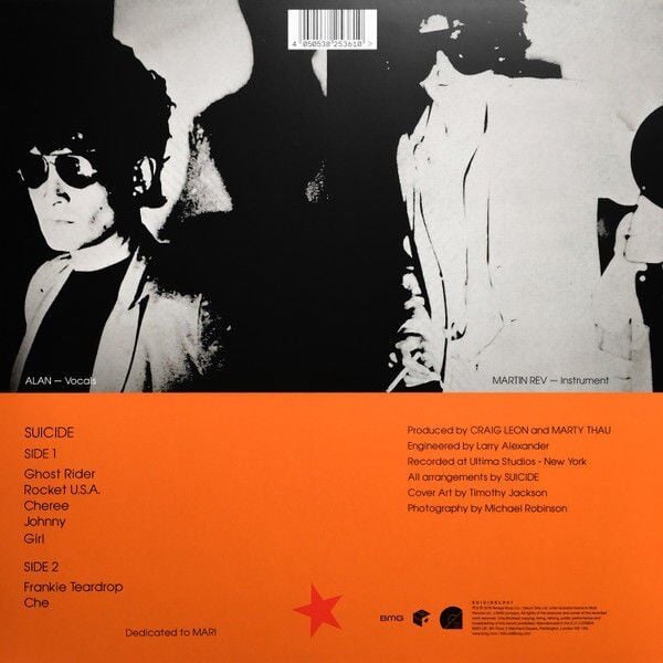 SUICIDE - SUICIDE (1977) - LP 2019 RED COLOURED EDITION SIFIR PLAK