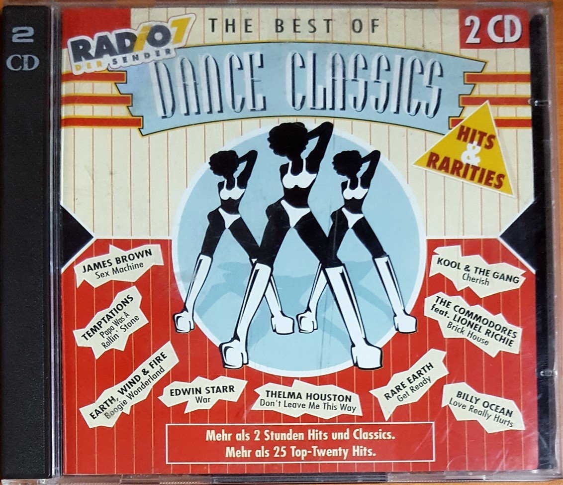 THE BEST OF DANCE CLASSICS / HITS & RARITIES / JAMES BROWN, TEMPTATIONS, RARE EARTH, BILLY OCEAN, KOOL & THE GANG (1996) SPV 2CD 2.EL
