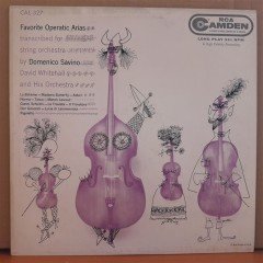 FAVORITE OPERATIC ARIAS - DOMENICO SAVINO - LP 2.EL PLAK