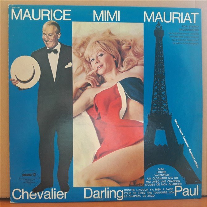 MAURICE CHEVALIER & PAUL MAURIAT - MIMI - LP PLAK 2.EL