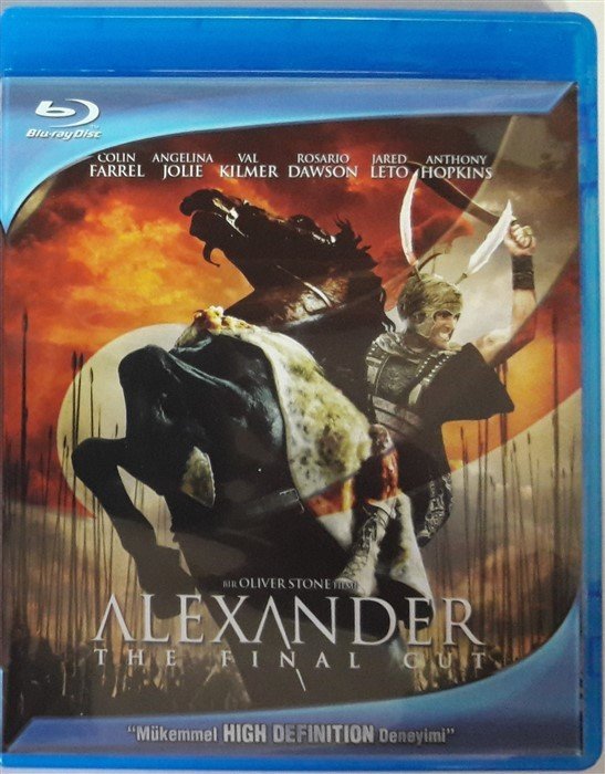 ALEXANDER - BÜYÜK İSKENDER - COLIN FARREL - ANGELINA JOLIE - VAL KILMER - ANTHONY HOPKINS - OLIVER STONE - BLU-RAY 2.EL