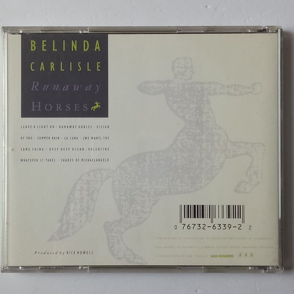 BELINDA CARLISLE – RUNAWAY HORSES (1989) - CD 2.EL
