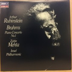 BRAHMS PIANO CONCERTO NO.1 RUBINSTEIN, ZUBIN MEHTA 1983 2.EL PLAK