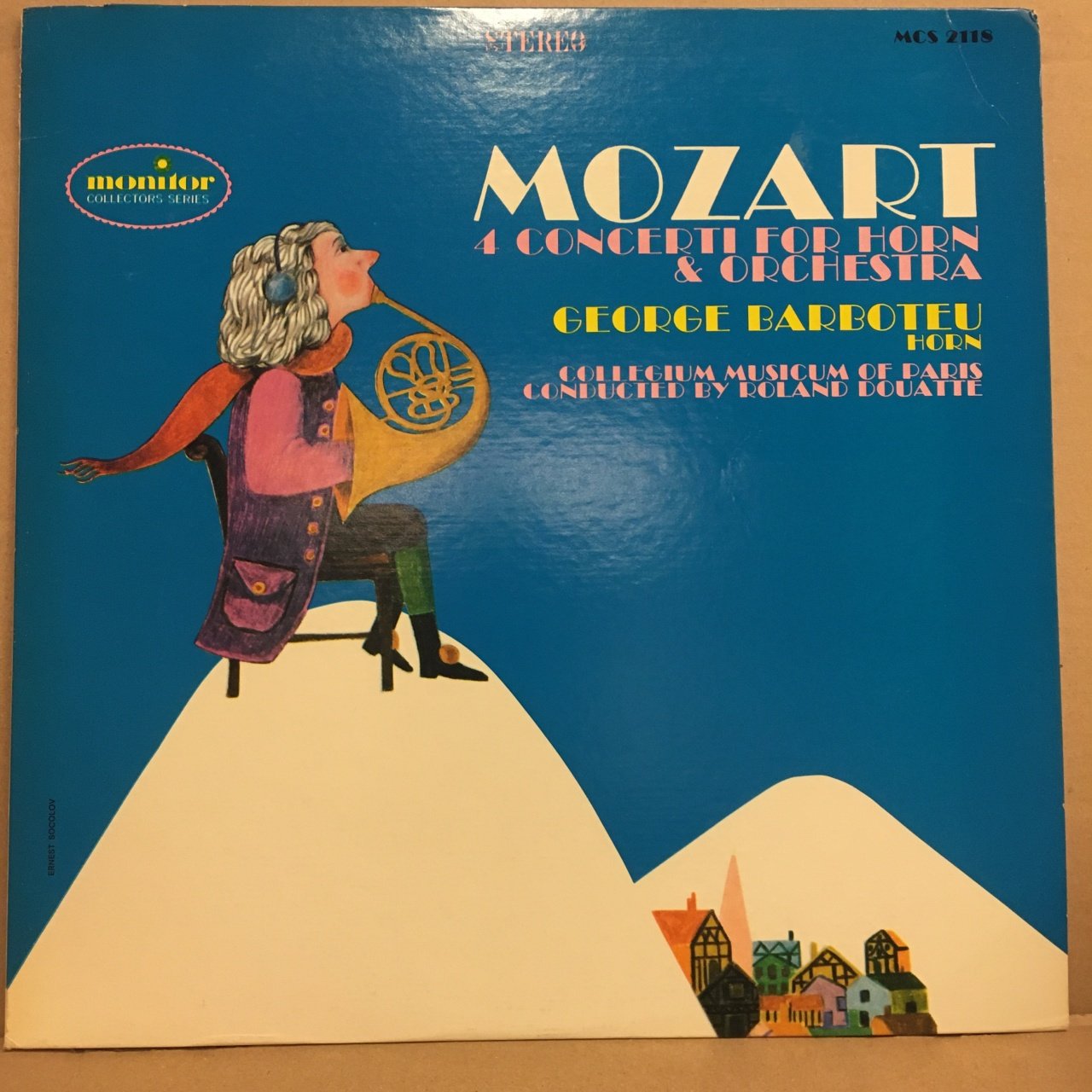 MOZART, 4 CONCERTI FOR HORN 6 ORC. GEORGE BARBOTEU (1967) 2.EL PLAK