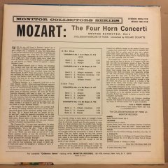 MOZART, 4 CONCERTI FOR HORN 6 ORC. GEORGE BARBOTEU (1967) 2.EL PLAK