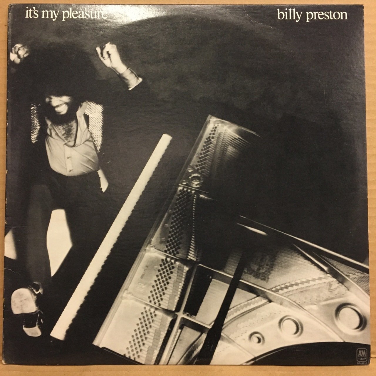 BILLY PRESTON - IT'S MY PLEASURE (1975) - LP + ORJİNAL DÖNEM POSTERİ 2.EL PLAK