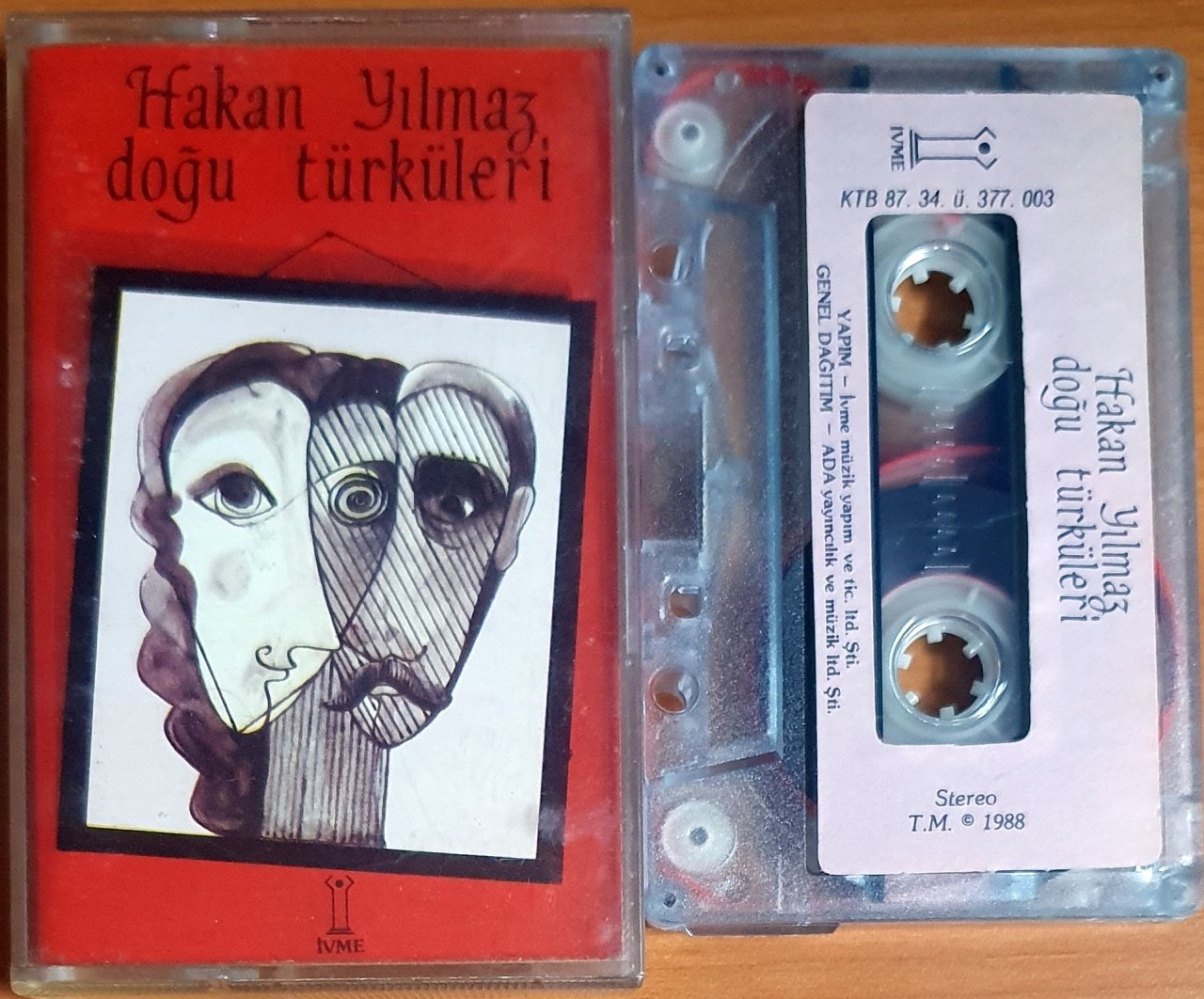 HAKAN YILMAZ - DOĞU TÜRKÜLERİ (1988) - KASET İVME MÜZİK 2.EL