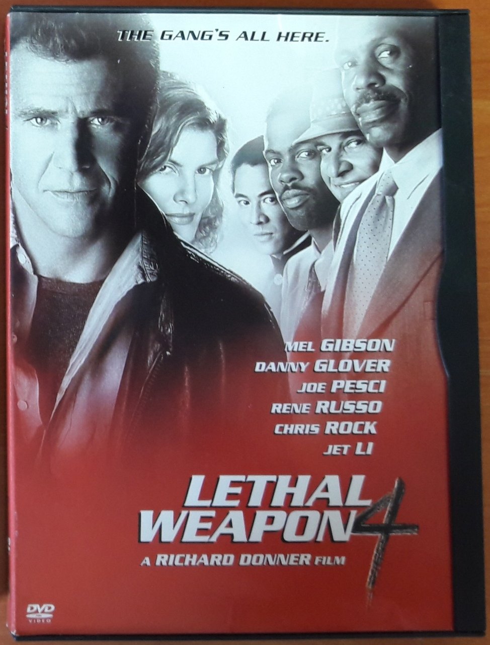 LETHAL WEAPON 4 - MEL GIBSON - DANNY GLOVER - JOE PESCI - JET LI - SNAPCASE DVD 2.EL 1. BÖLGE TR ALTYAZI YOKTUR