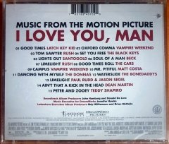 I LOVE YOU, MAN SOUNDTRACK / BECK, SANTAGOLD, THE BLACK KEYS, VAMPIRE WEEKEND, THE DONNAS, RUSH - CD SIFIR