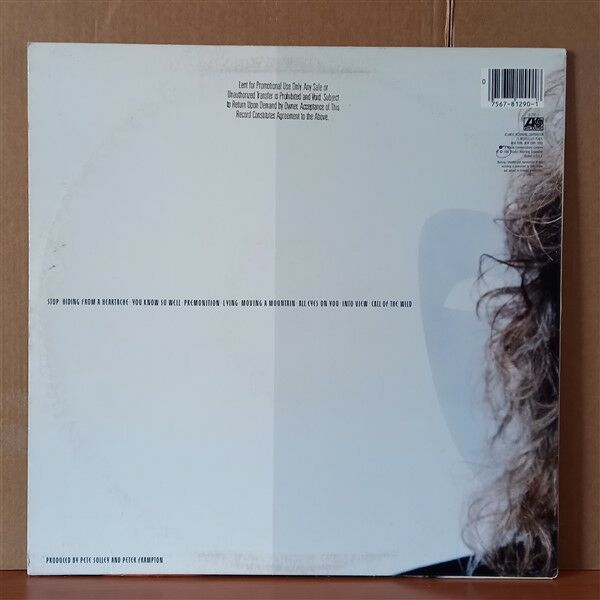 PETER FRAMPTON – PREMONITION (1986) - LP 2.EL PLAK