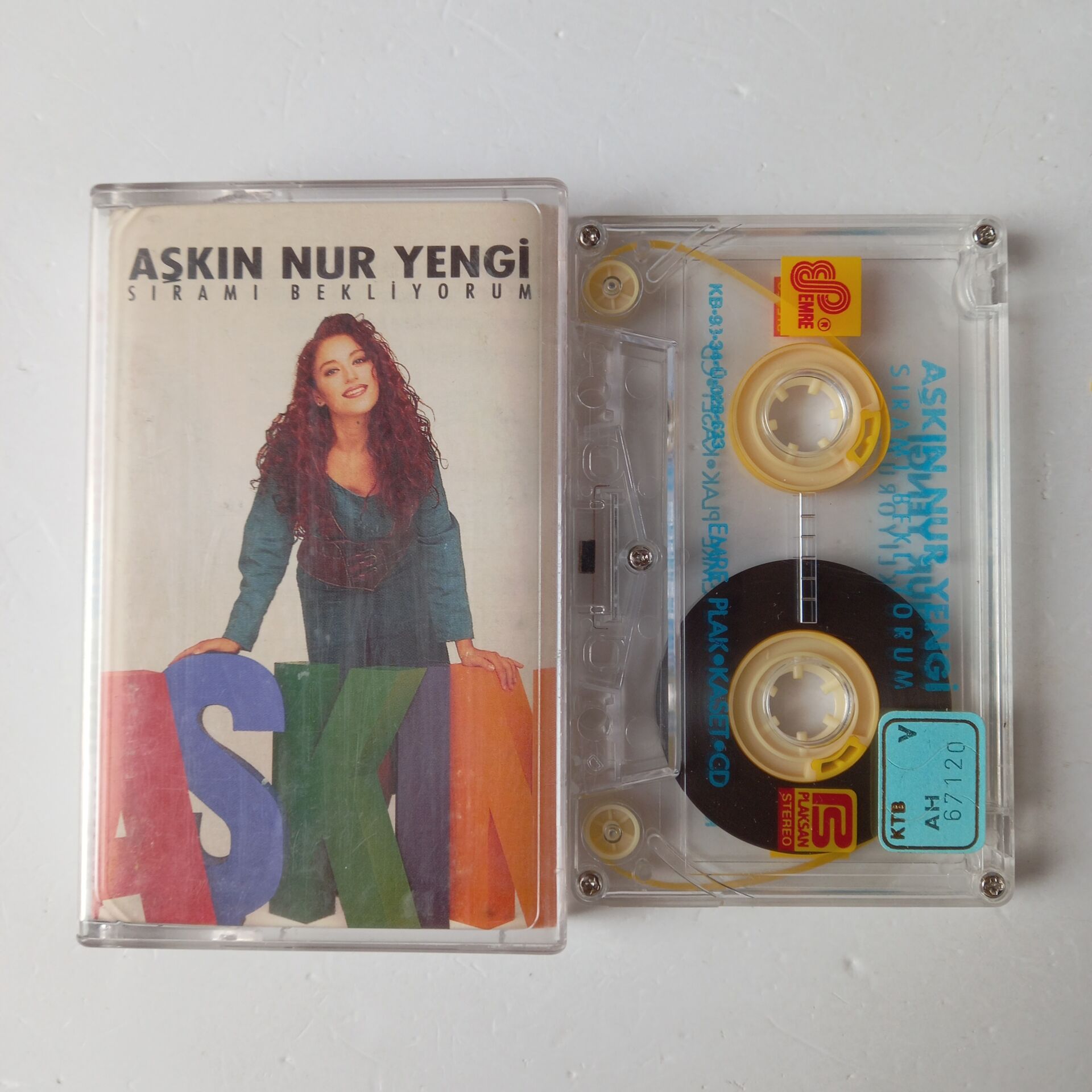 AŞKIN NUR YENGİ - SIRAMI BEKLİYORUM (1993) - KASET 2.EL