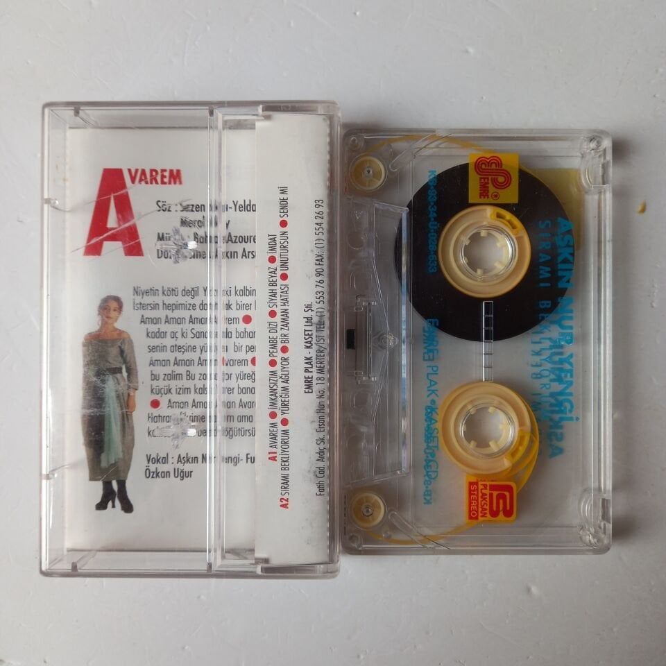 AŞKIN NUR YENGİ - SIRAMI BEKLİYORUM (1993) - KASET 2.EL