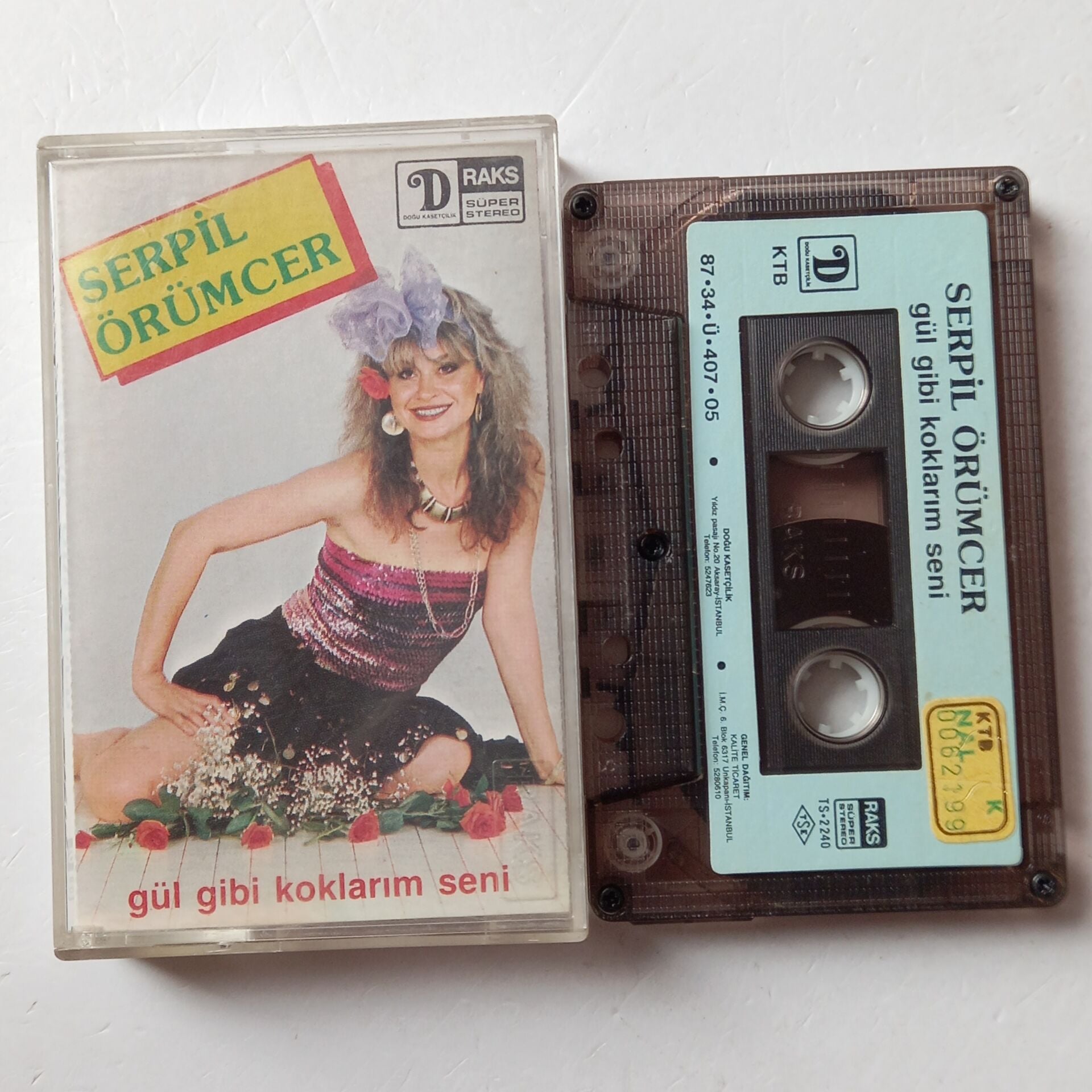 SERPİL ÖRÜMCER - GÜL GİBİ KOKLARIM SENİ (1987) - KASET 2.EL