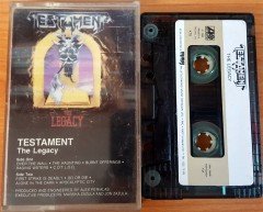 TESTAMENT - THE LEGACY (1990) MMY CASSETTE MADE IN TURKEY ''USED'' PAPER LABEL