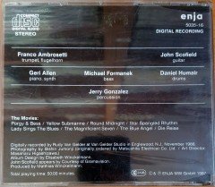 FRANCO AMBROSETTI AND FRIENDS - MOVIES (1987) ENJA RECORDS CD 2.EL