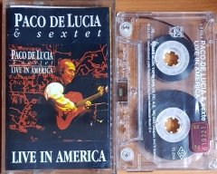 PACO DE LUCIA & SEXTET - LIVE IN AMERICA (1995) RAKS MÜZİK KASET 2.EL