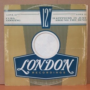 CUBA GOODING - HAPPINESS IS JUST AROUND THE BEND (1983) - 12'' 45RPM MAXI SINGLE 2.EL PLAK