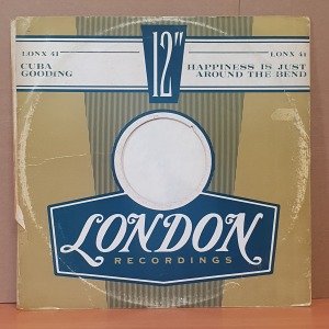 CUBA GOODING - HAPPINESS IS JUST AROUND THE BEND (1983) - 12'' 45RPM MAXI SINGLE 2.EL PLAK