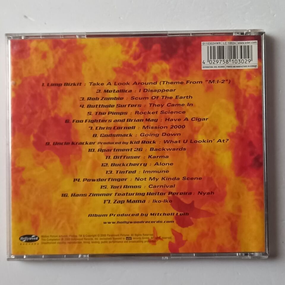 MUSIC FROM AND INSPIRED BY MISSION IMPOSSIBLE 2 (2000) - CD 2.EL