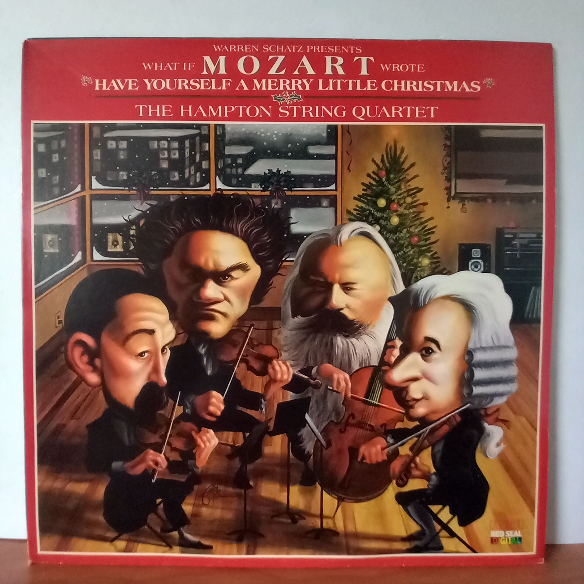 WHAT IF MOZART WROTE \'\'HAVE YOURSELF A MERRY LITTLE CHRISTMAS\'\' / THE HAMPTON STRING QUARTET (1986) - LP 2.EL PLAK