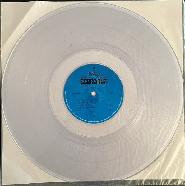 SCORPIONS - BLACKOUT (1982) - LP 180GR 2023 CRYSTAL CLEAR COLOURED EDITION SIFIR PLAK