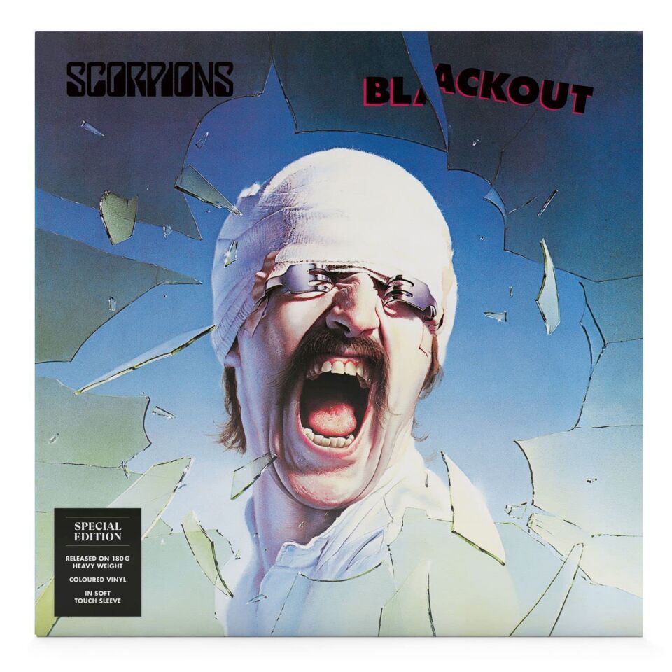 SCORPIONS - BLACKOUT (1982) - LP 180GR 2023 CRYSTAL CLEAR COLOURED EDITION SIFIR PLAK