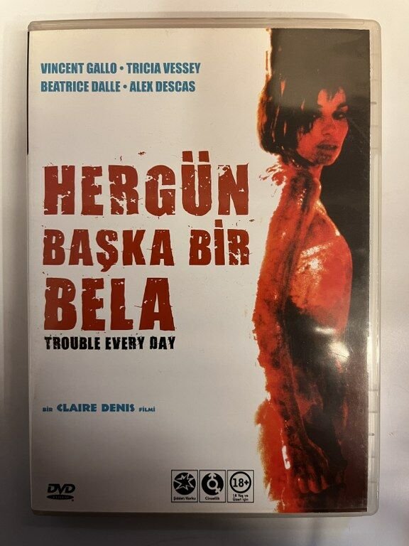 TROUBLE EVERY DAY - HER GÜN BAŞKA BİR BELA - BEATRICE DALLE - CLAIRE DENIS - DVD 2.EL