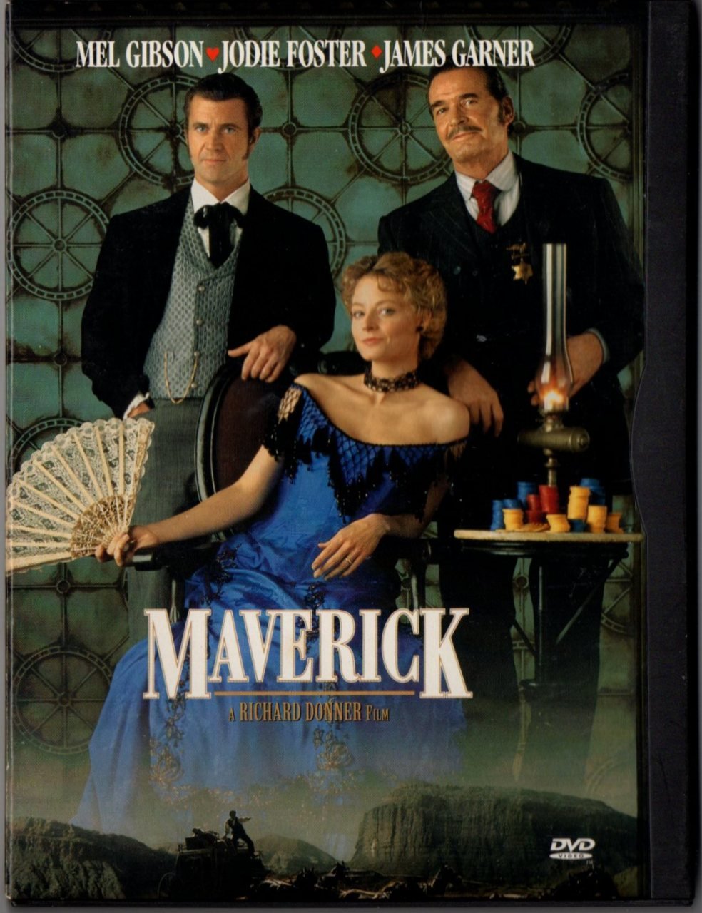 MAVERICK - MEL GISON - JODIE FOSTER - JAMES GARNER - SNAPCASE DVD 2.EL