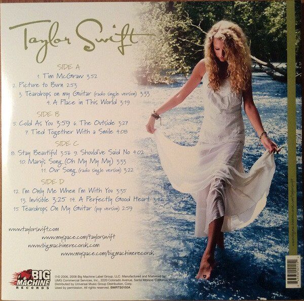 TAYLOR SWIFT - TAYLOR SWIFT (2006) - 2LP REISSUE SIFIR PLAK