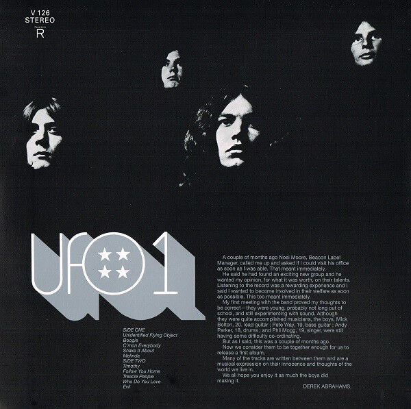 UFO - UFO 1 (1970) - LP 180GR 2015 EDITION SIFIR PLAK
