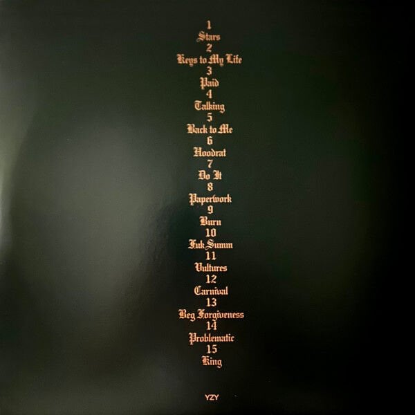 KANYE WEST , TY DOLLA $IGN , ¥$ - VULTURES 1 (2024) - 2LP COLOURED EDITION SIFIR PLAK
