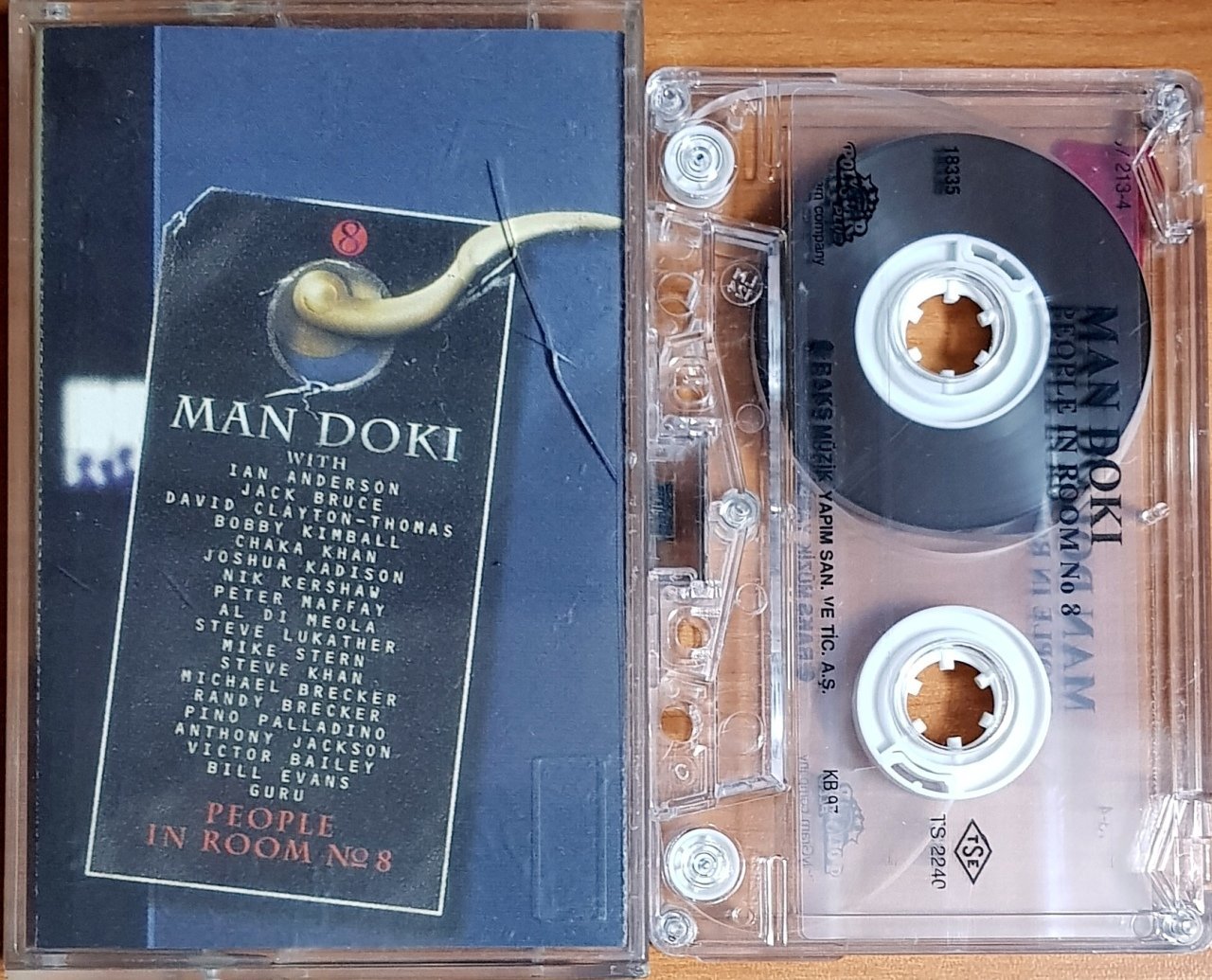 MAN DOKI - PEOPLE IN ROOM NO 8 (1997) RAKS MÜZİK KASET 2.EL