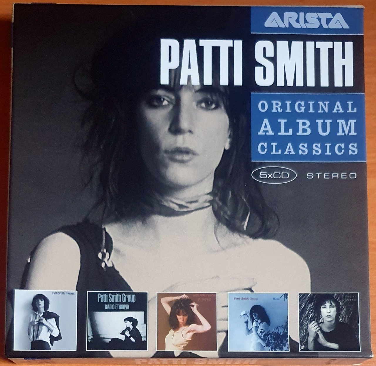 PATTI SMITH - ORIGINAL ALBUM CLASSICS / HORSES, RADIO ETHIOPIA, EASTER, WAVE, DREAMS OF LIFE (2008) - 5CD 2.EL